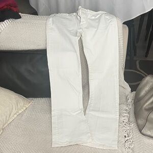 Elegant White Straight Leg Jeans for Women